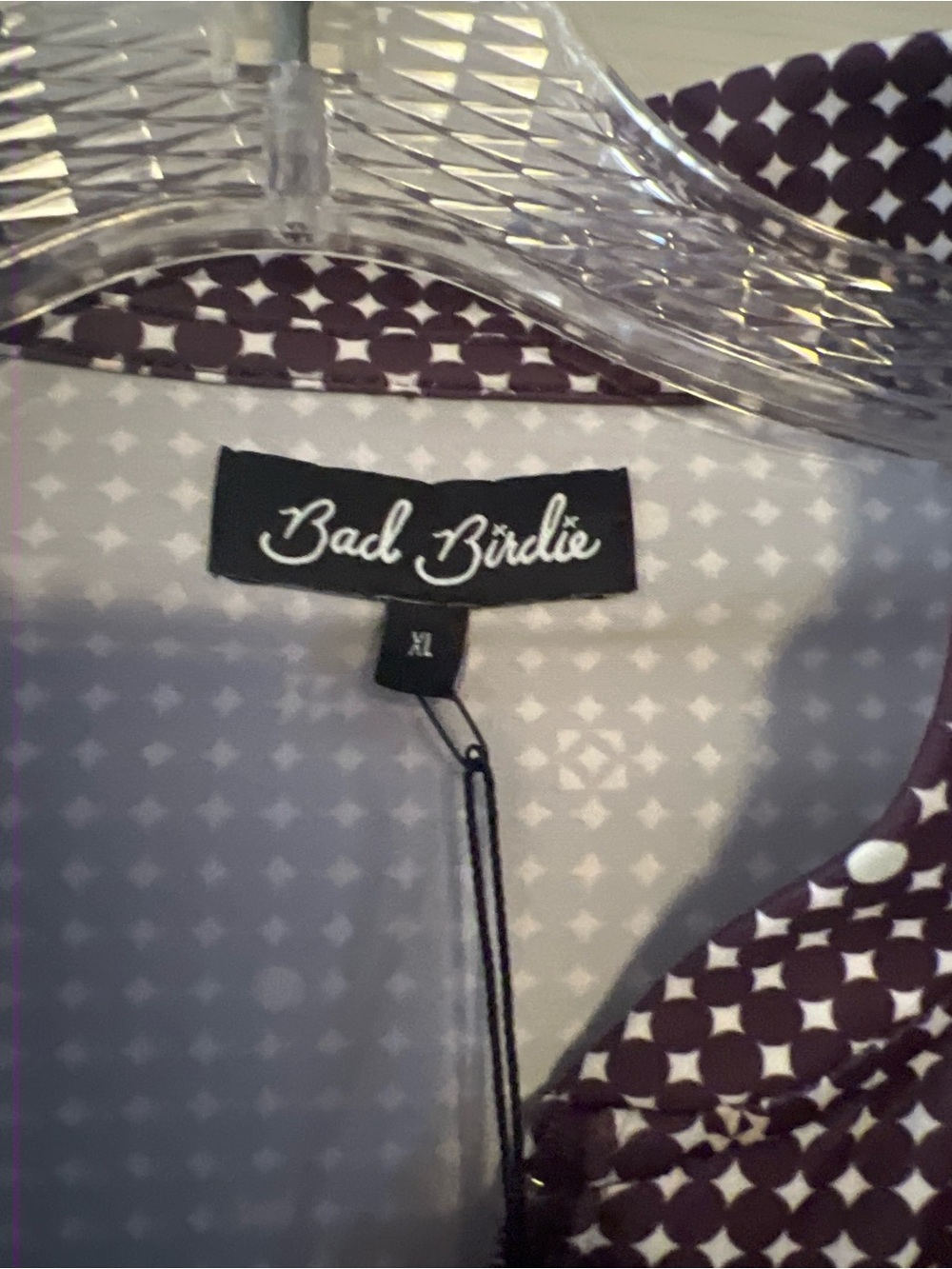 #367 Bad Birdie XL NWT UV Golf Pullover 1/4 Zip Long Sleeve Top - Picture 3 of 3